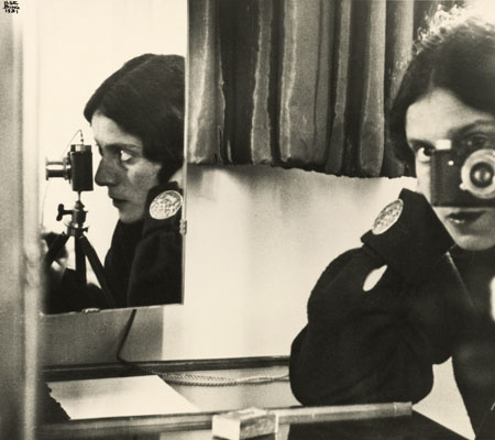 Ilse Bing, Self-Portrait with Leica