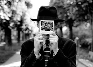 Cover Art: Rodney Smith, Polaroid Self-Portrait, Schoenbrunn Palace, Vienna, Austria, 1998.